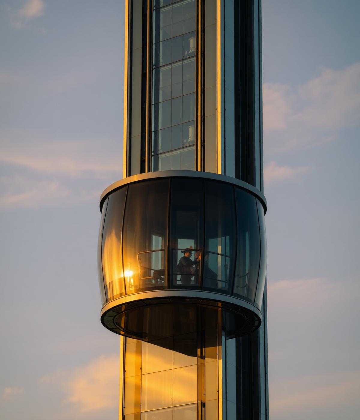 Skyline Panoramic Glass Capsule Lift