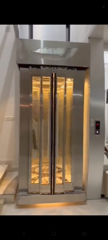 Luxury Villa Atrium Glass Elevator