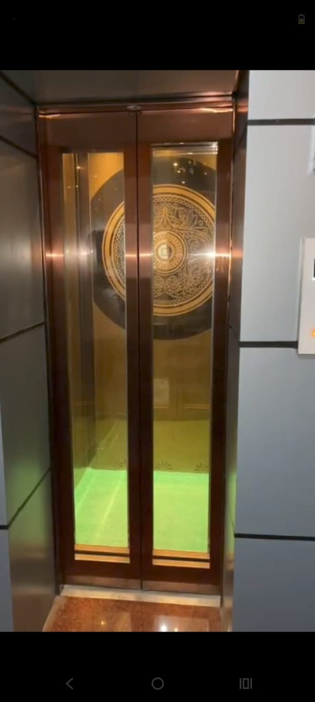 Premium Golden Stainless Steel Glass Lift